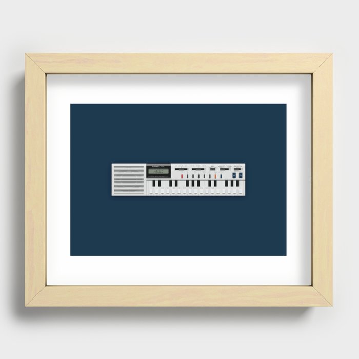 Casio VL-Tone Keyboard Illustration Recessed Framed Print