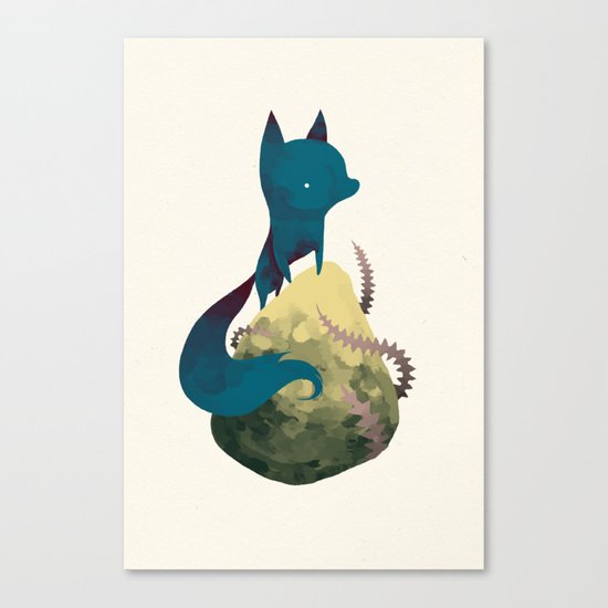 blacko Canvas Print