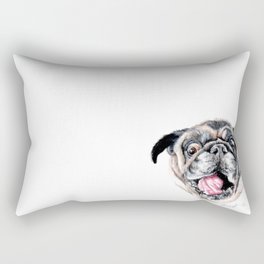 derp pug Rectangular Pillow