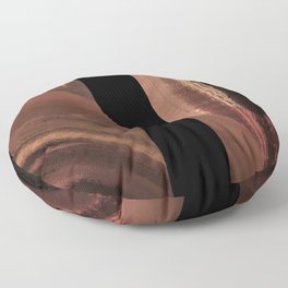 Warm Neutrals- Abstract 6 Floor Pillow