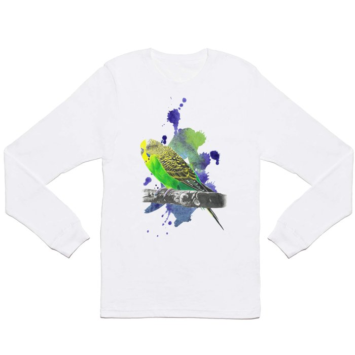 Rocker Parakeet  Long Sleeve T Shirt