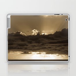 Sunset Soufriere (Sepia) Laptop & iPad Skin