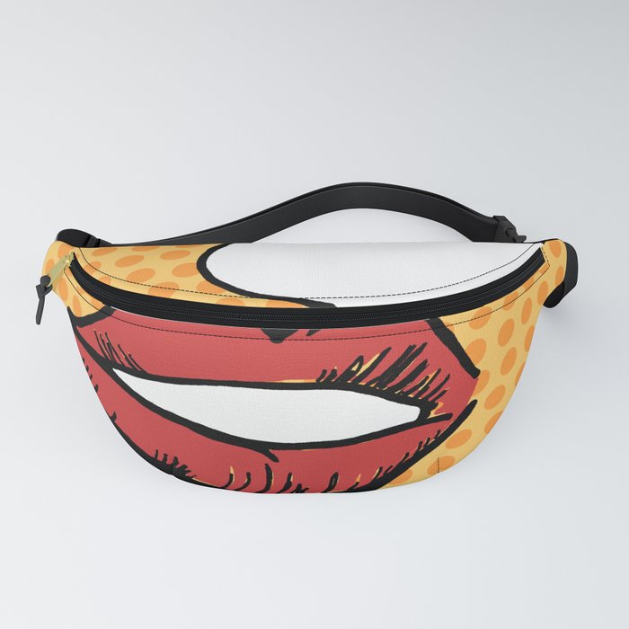 Comic Lips Fanny Pack