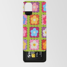 Flower pattern tiles Android Card Case