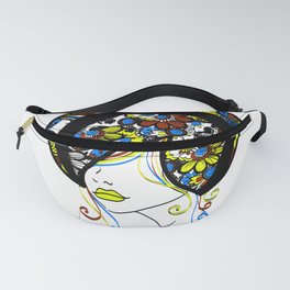 Floral Silhouette YBB Fanny Pack