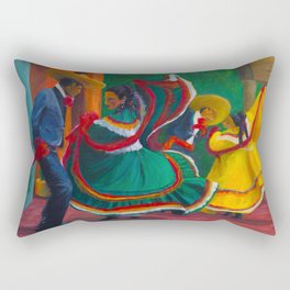 Baile Folklorico Rectangular Pillow