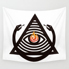 illuminhaughti pyramid Wall Tapestry