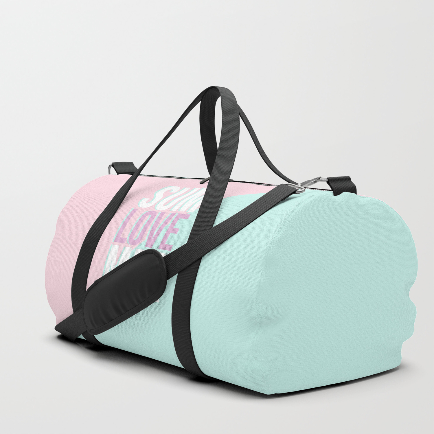 love pink duffle bag
