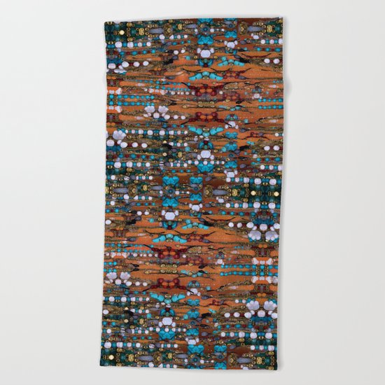 Abstract Indian Boho Beach Towel