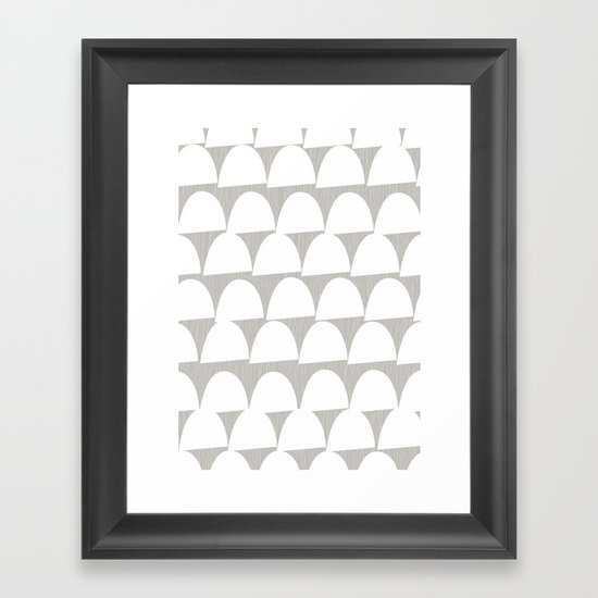 Shroom reverse Framed Art Print