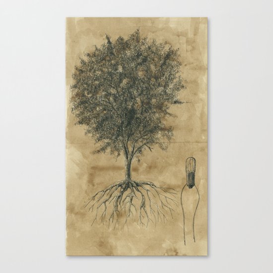 Artificial tree N.04 Canvas Print