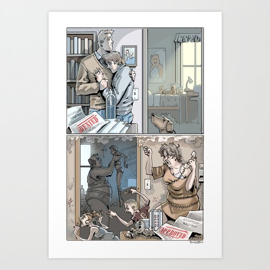 Unfair Adoption Art Print