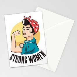 Strong Woman Stationery Card