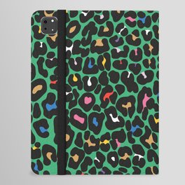 Tropical Jungle Leopard Animal - skin 80s 90s tribal summer iPad Folio Case