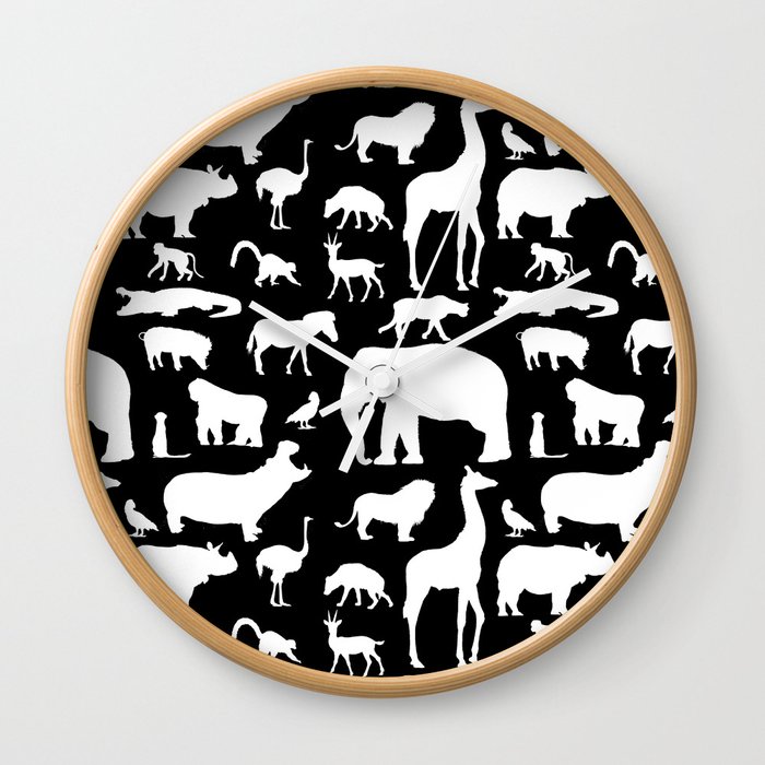 African Fauna Wall Clock