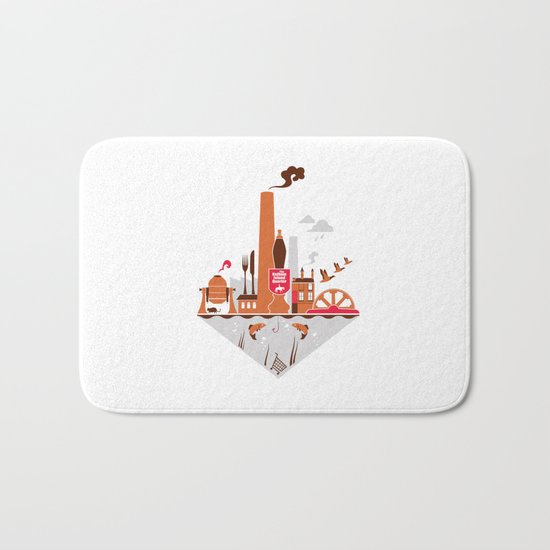 Welcome to the Kelham Island Quarter Bath Mat