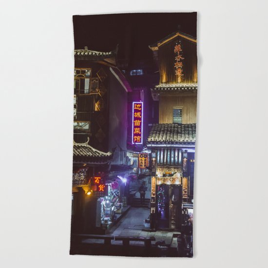 Fenghuang, China Beach Towel