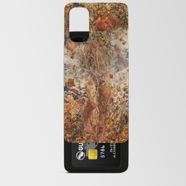The Four Seasons, Winter by Leon Frederic Android Card Case
