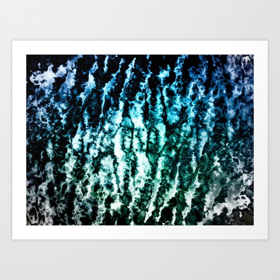 π Blue Tureis Art Print