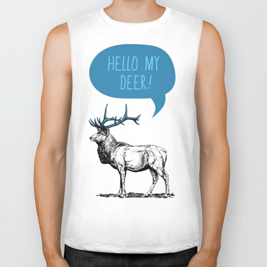 Hello My Deer! Biker Tank