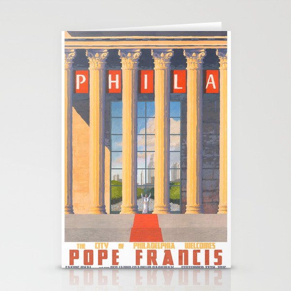 Philadelphia Welcomes Pope Francis Stationery Cards