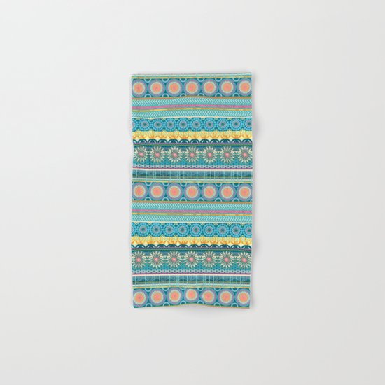 Blue Streaks Hand & Bath Towel