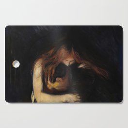 Edvard Munch - Vampire (Love & Pain) Cutting Board