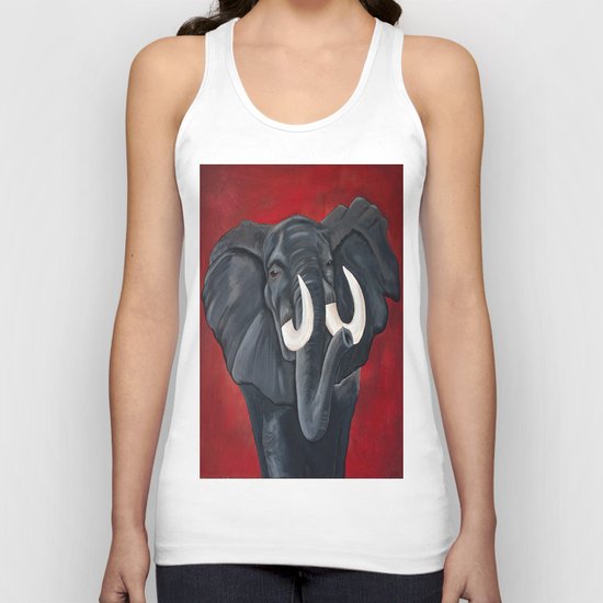 Elephant Unisex Tank Top
