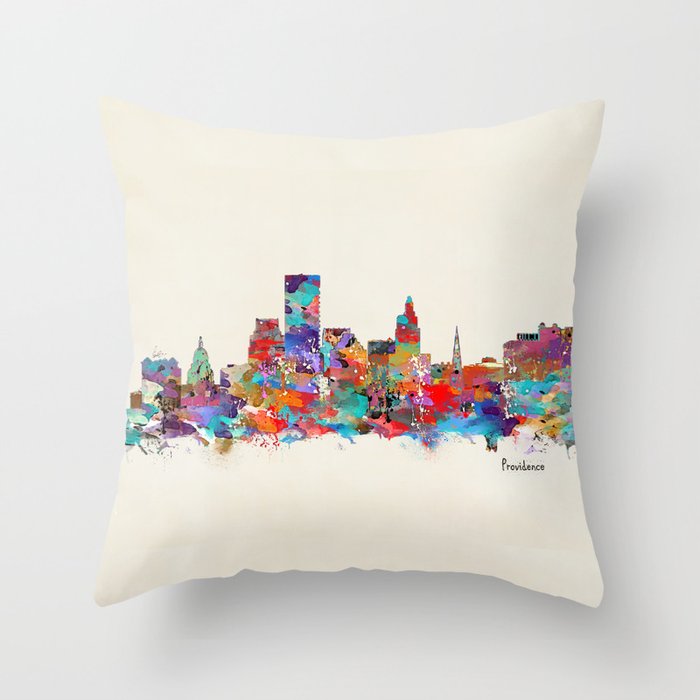 Providence Rhode Island Throw Pillow by bri.buckley Society6