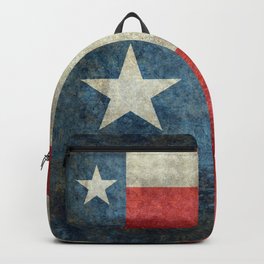 Texas flag Backpack | Painting, Texan, Textured, Retro, Texasflag, Worn, Texas, State, Flag, Vintage 