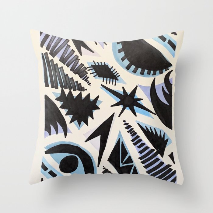 Blue Dream Throw Pillow