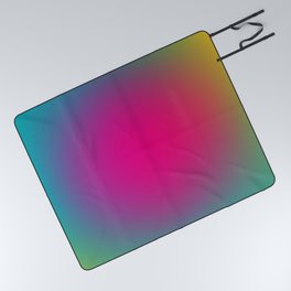 Abstract blurred gradient colorful Picnic Blanket