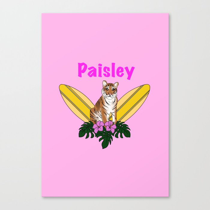 Paisley gift Canvas Print
