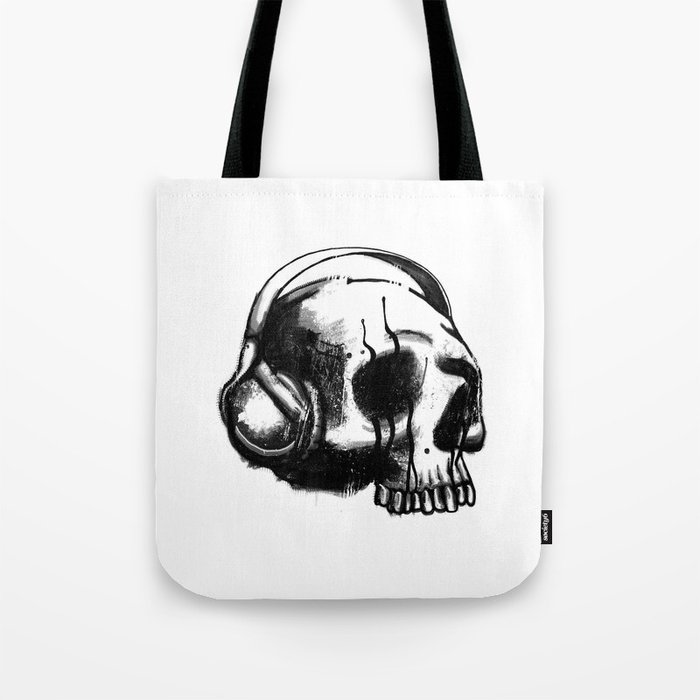 Skull DJ Tote Bag
