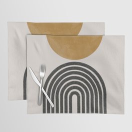 Mid Century Modern Graphic Placemat