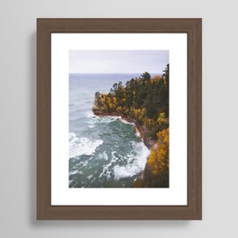 Miners Castle | Pictured Rocks National Lakeshore, Michigan | John Hill Photography Framed Art Print