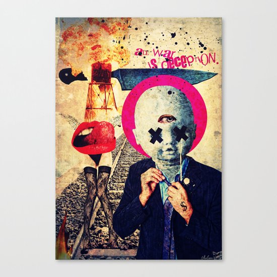 All War Is Deception Canvas Print