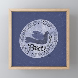 Peace on Earth Framed Mini Art Print