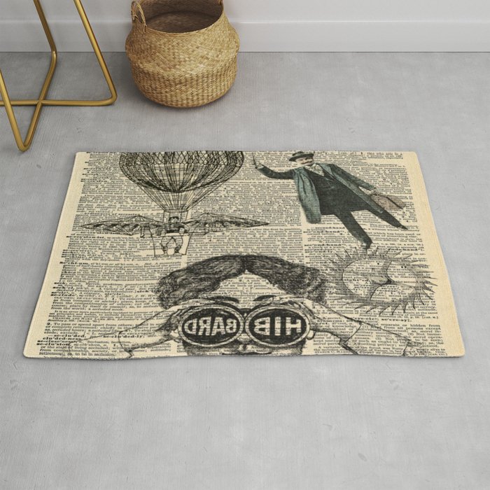 Newspaper Print Dictionary Page Binoculars Hot Air Balloon Victorian Steampunk Rug By Chicelegantboutique Society6 Design your everyday with steampunk accessories rugs you'll love for your home. newspaper print dictionary page binoculars hot air balloon victorian steampunk rug by chicelegantboutique