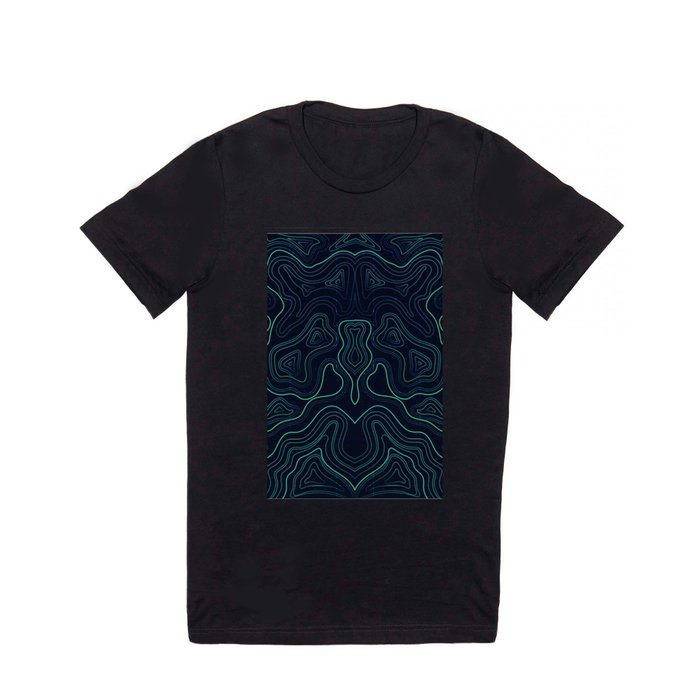 topographic background T Shirt