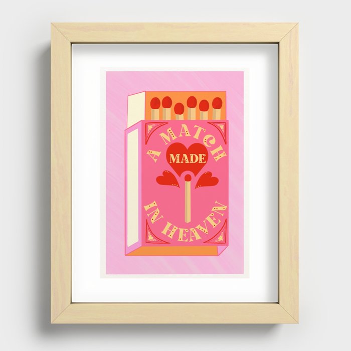Match Made in Heaven Recessed Framed Print