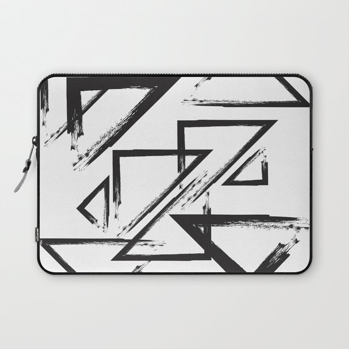abstract geometry triangles Laptop Sleeve