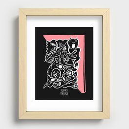 Circus Doodle Recessed Framed Print