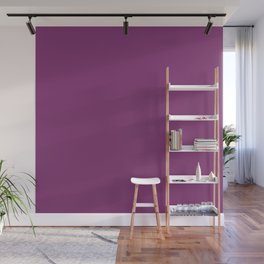 HOLLYHOCK purple solid color Wall Mural