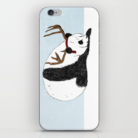 Festive Panda iPhone & iPod Skin