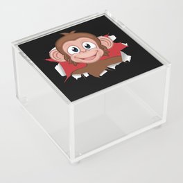 Monkey Children Monkey Child Chimpanzee Acrylic Box