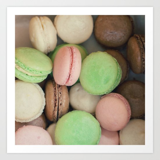 French Macaroons Art Print