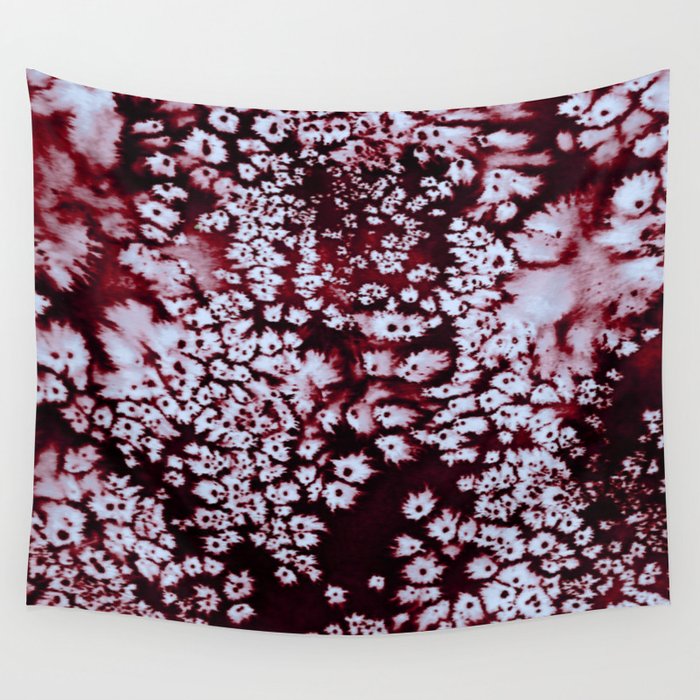 Red Space Wall Tapestry