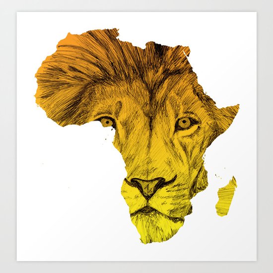 King Of The Jungle! Art Print