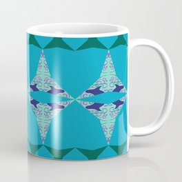 Slender Flowers Pinwheels Mug